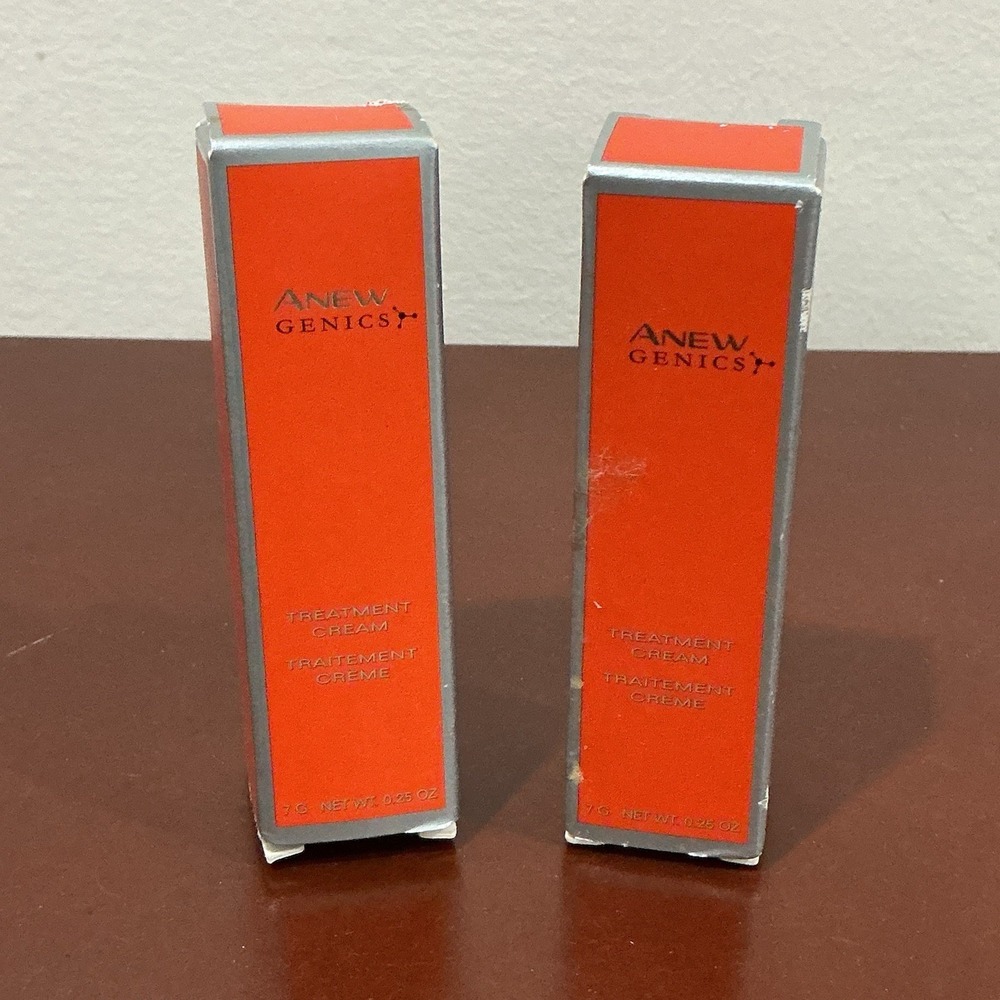 Avon ANEW Genics‎ Treatment Cream, New Sealed Discontinued Lot Of 2